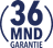 36 maanden garantie