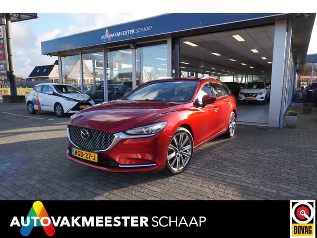 Mazda 6 Sportbreak 2.5 SkyActiv-G 194 , Automaat , Incl 12 mnd bovag garantie.