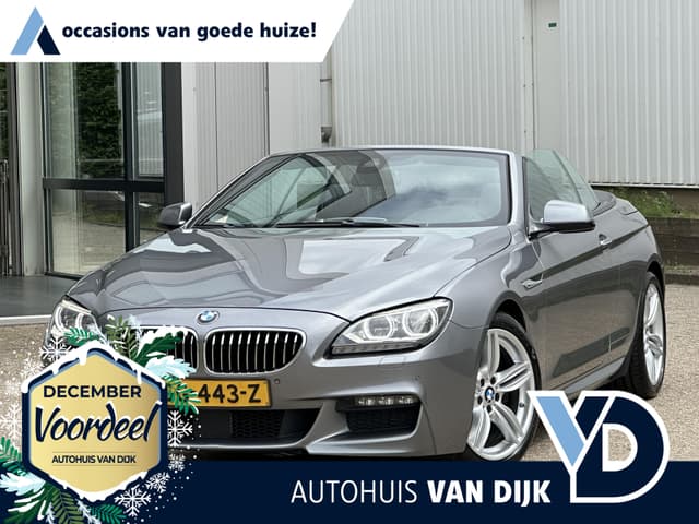 BMW 6 Serie Cabrio 640i High Executive M-Pakket | NL Auto/2e Eign./Voll.Historie/19"/Adapt.Cruise/Leder