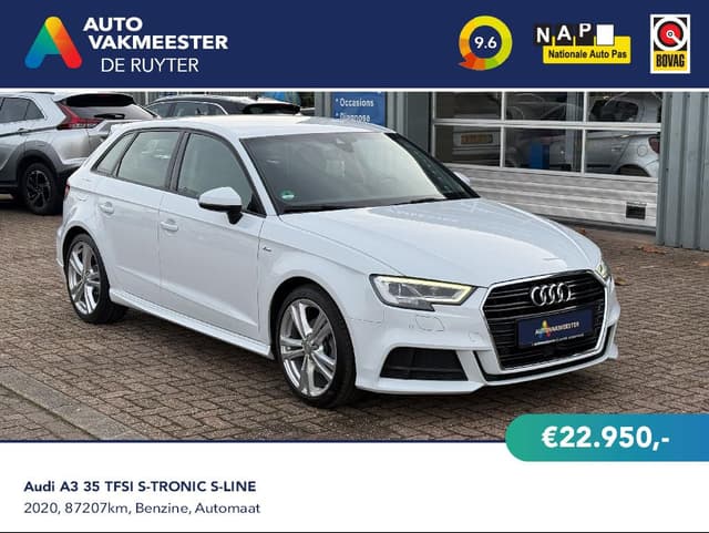 Audi A3 Sportback 35 TFSI S-LINE