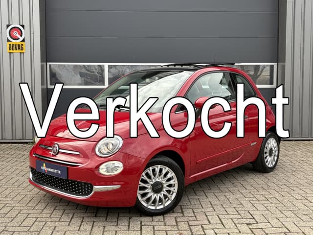 Fiat 500 0.9 TwinAir Turbo Lounge | Schuifdak | Navi | Carplay | Pano | Cruise | DAB | Interesse? Bel of App naar: 06 30 51 05 90